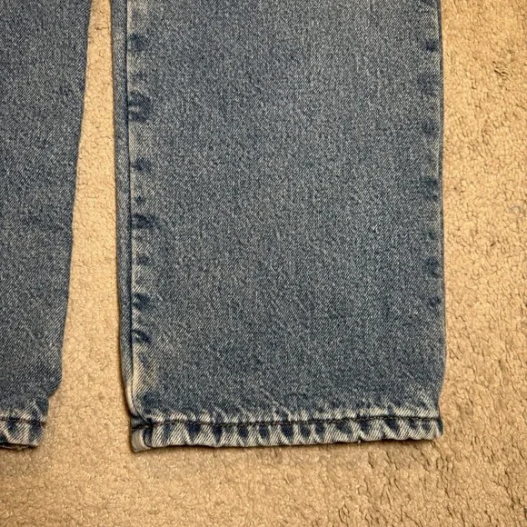 LL L.L. Bean Mens Double L Blue Jeans Fleece Lined 100% Cotton 36W 32L - Picture 5 of 12